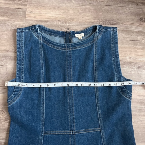 Anthropologie Pilcro Blue Denim Midi Dress - Picture 9 of 9